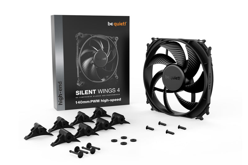 be quiet! SILENT WINGS 4 | 140mm PWM high-speed Computer case Fan 14 cm Black 1 pc(s)