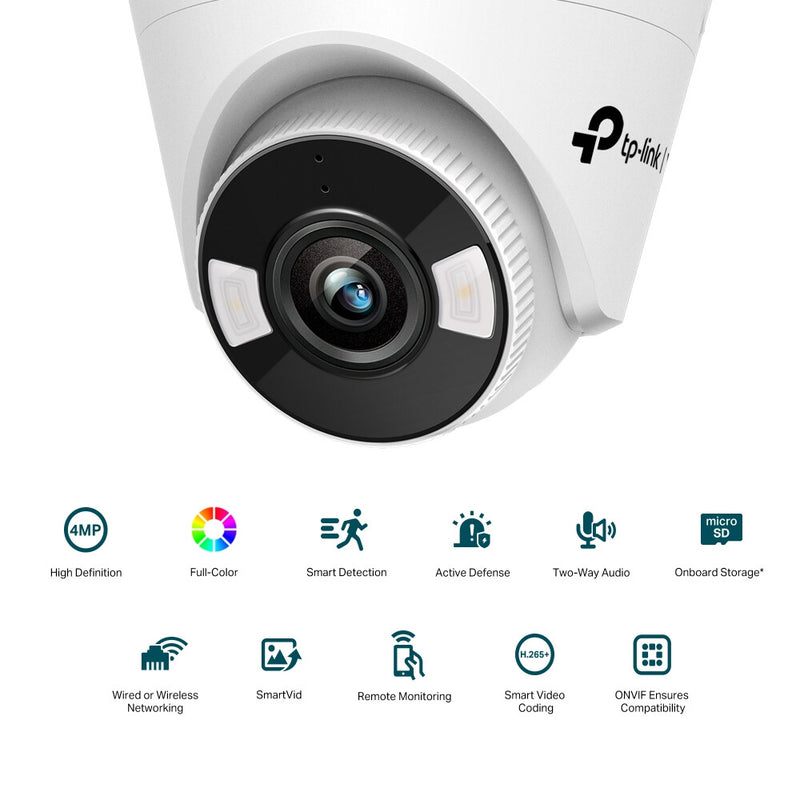 TP-Link VIGI C440(2.8mm) Turret IP security camera Indoor & outdoor 2560 x 1440 pixels Ceiling