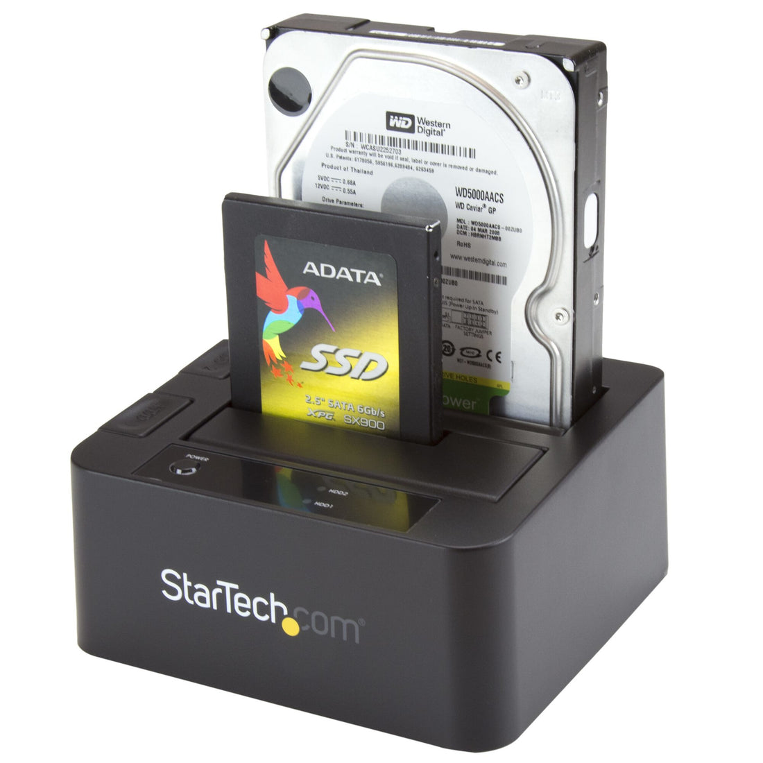 StarTech.com Dual-Bay USB 3.0 / eSATA to SATA Hard Drive Docking Station, USB Hard Drive Dock, External - image 5