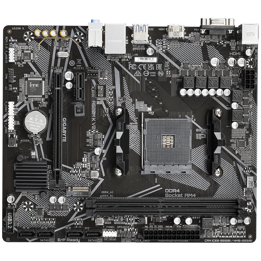 GIGABYTE A520M K V2 Motherboard - image 2