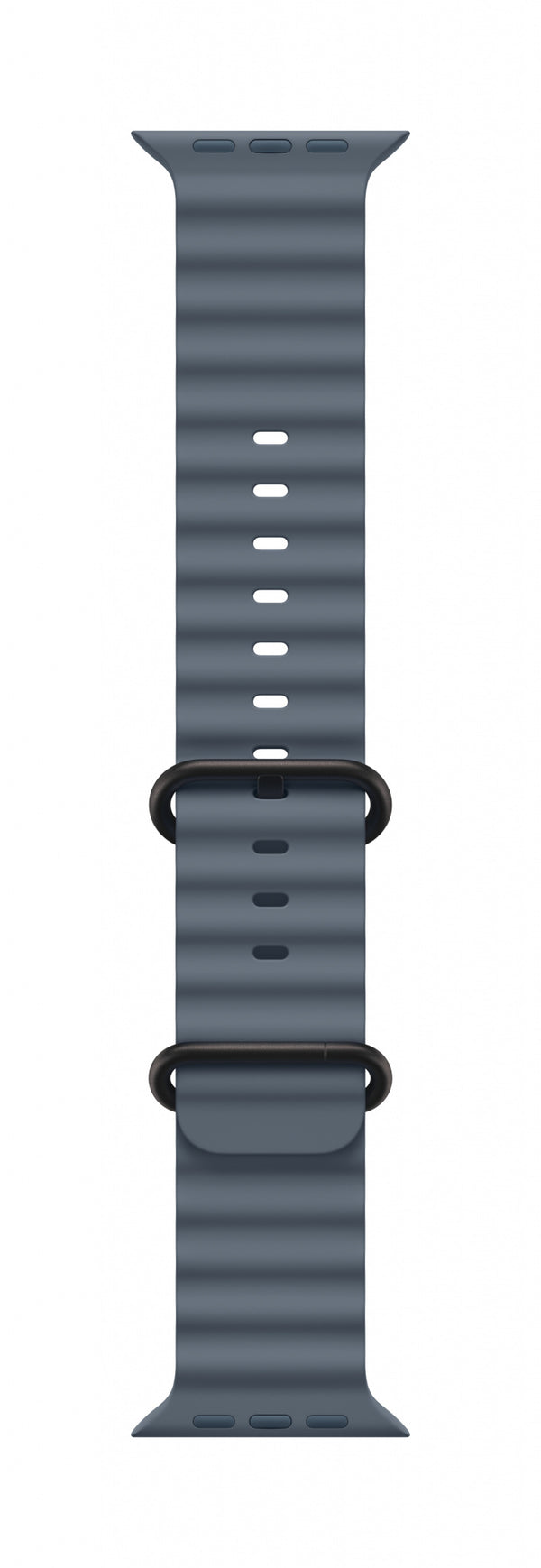 Apple Titanium Finish Band Blue Fluoroelastomer, Titanium