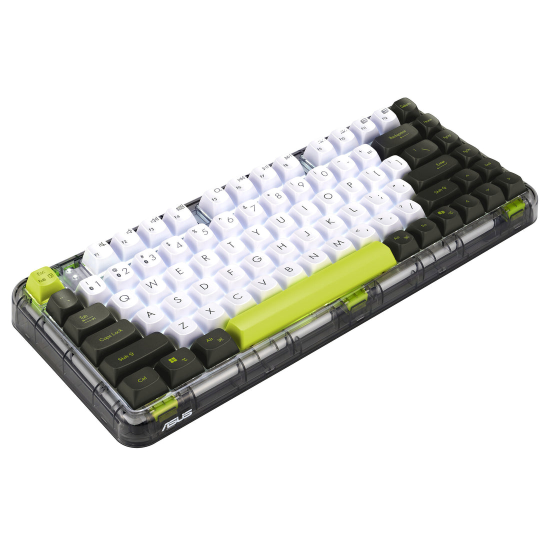 ASUS Jelly75 KD201 keyboard Universal USB + RF Wireless + Bluetooth Green, White, Black - image 8