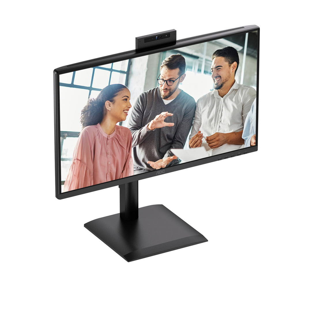 AOC 24E4CV IPS 23.8" computer monitor 60.5 cm (23.8") 1920 x 1080 pixels Black