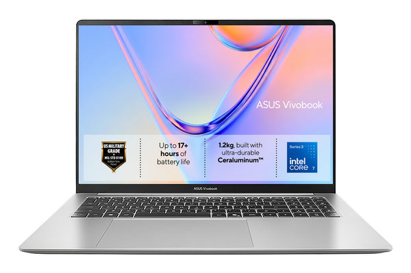 ASUS Vivobook S16 16" Laptop (90NB1961-M00720) - Intel Core 7 350, 16GB RAM, 512GB SSD, Windows 11 Home