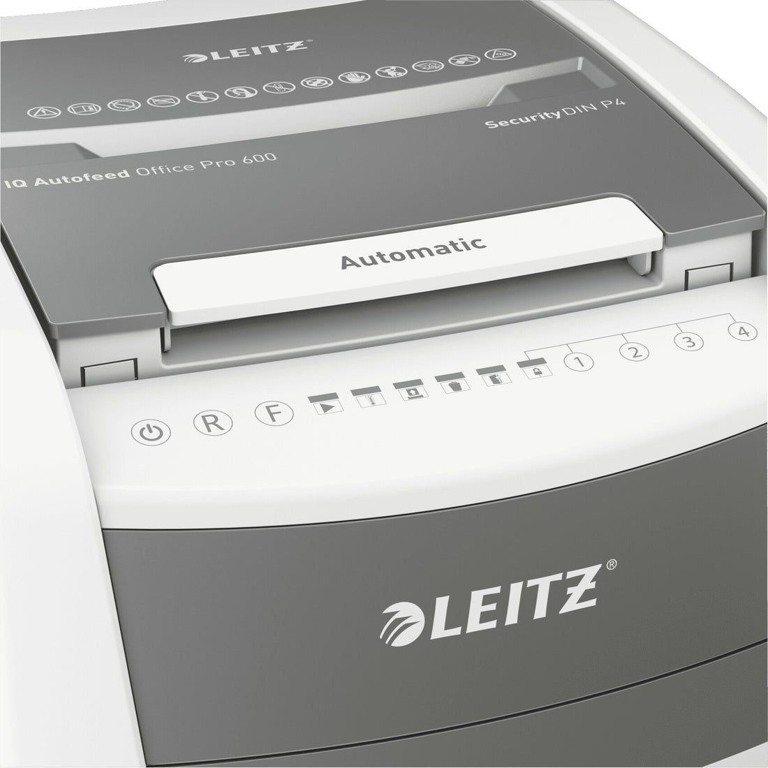 Leitz P4 110L paper shredder Cross shredding 55 dB 23 cm Black, Grey, Silver, White - image 6