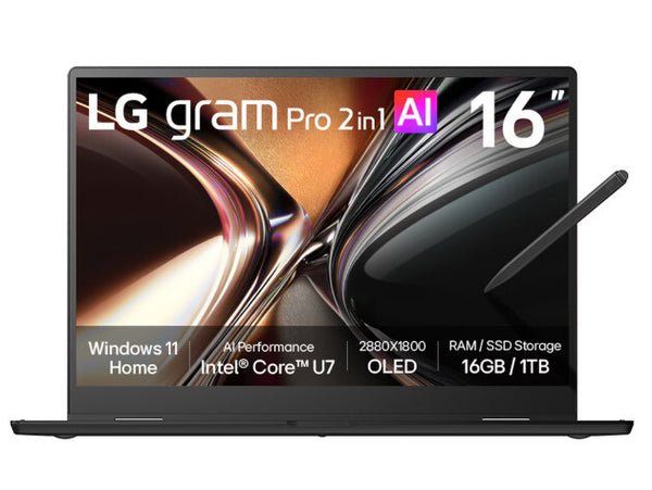 LG Gram Pro Hybrid 2-in-1 Laptop (16T95TP-K.AD78AN)