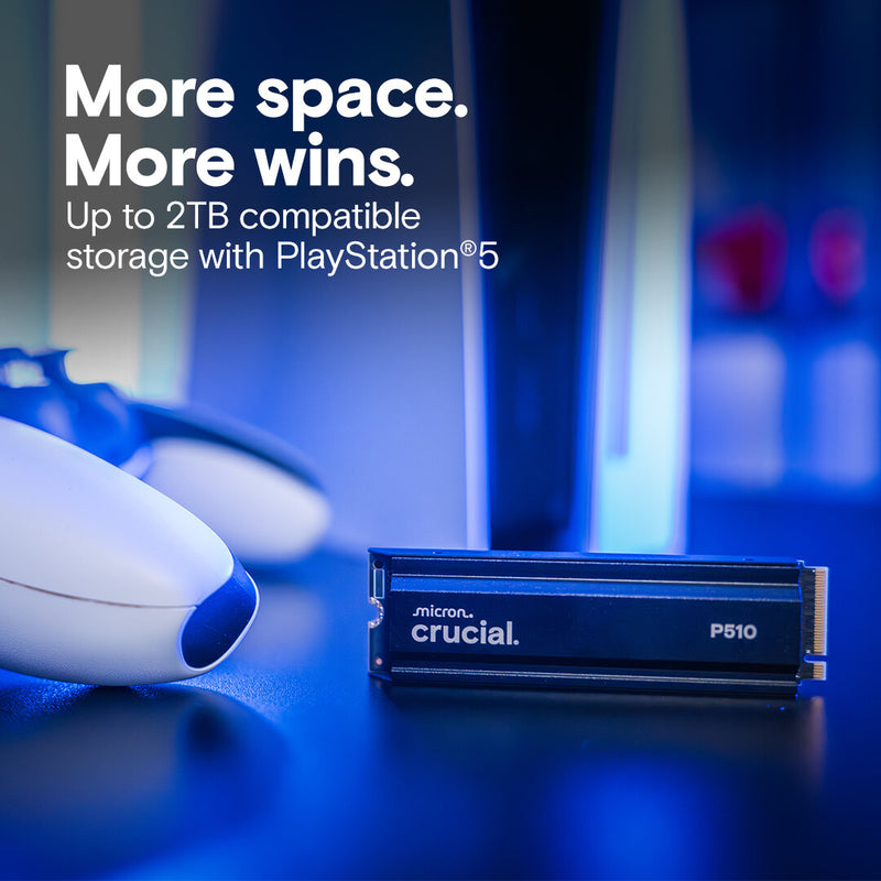 Crucial CT1000P510SSD5 internal solid state drive 1 TB M.2 PCI Express 5.0 NVMe TLC