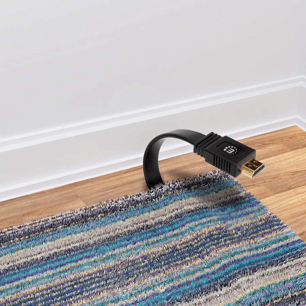 Manhattan HDMI 4K@60Hz Cable with Ethernet - Flat, 0.5m, Suitable for ALL 4K & 1080p/HD uses - when upgrading - image 5