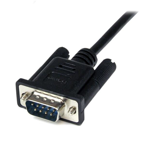 StarTech.com 2m Black DB9 RS232 Serial Null Modem Cable F/M - image 4
