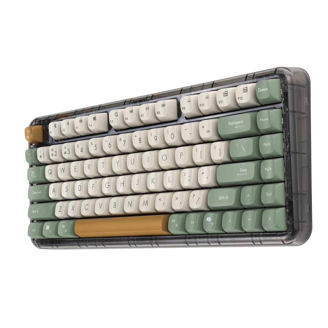 ASUS Jelly75 KD201 keyboard Universal USB + RF Wireless + Bluetooth Green, Beige, Orange - image 7