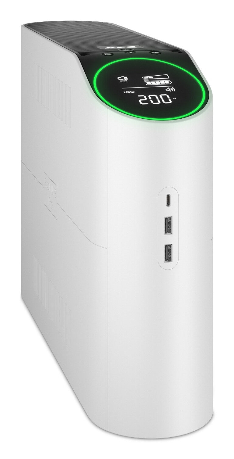 APC Back-UPS Pro, 2200VA/1320W, Tower, 230V, 2x UK and 2x IEC C13 outlets, RGB Lights, Pure Sine Wave, Arctic - image 3