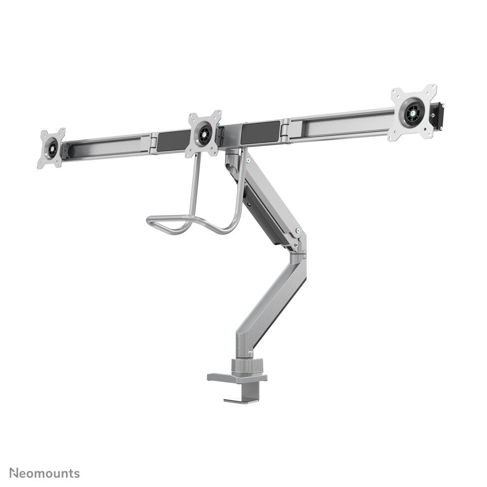 Neomounts NM-D775DX3SILVER Monitor arm 17-27" - gas spring - Topfix - 180°-stop - image 4