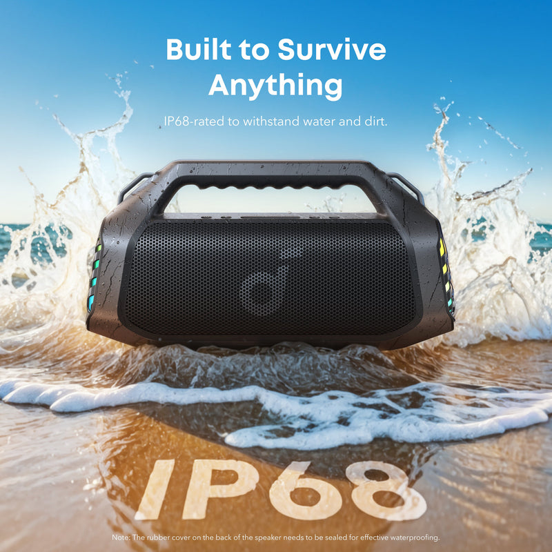 Soundcore Boom 2 Pro 2.1 portable speaker system Black 140 W