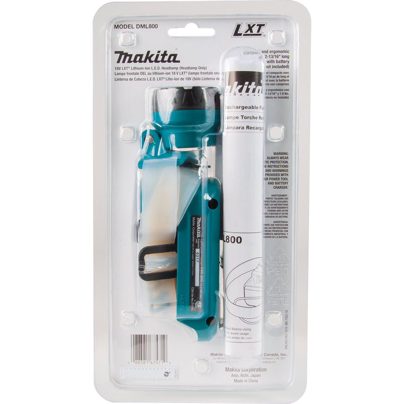 Makita DML800 flashlight Blue, White Headband flashlight LED
