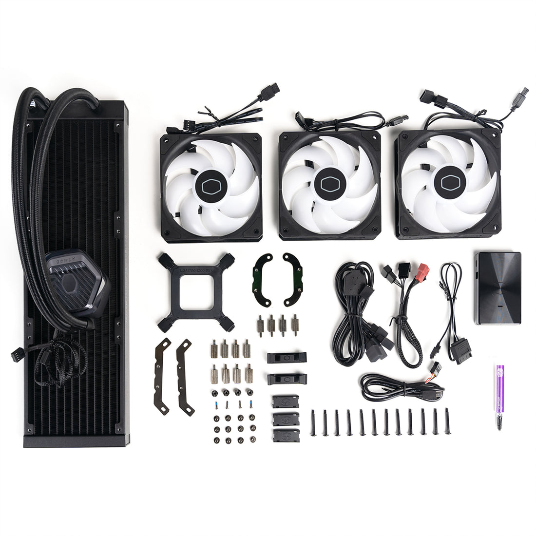 Cooler Master MasterLiquid 360 ATMOS Processor All-in-one liquid cooler 12 cm Black - image 8