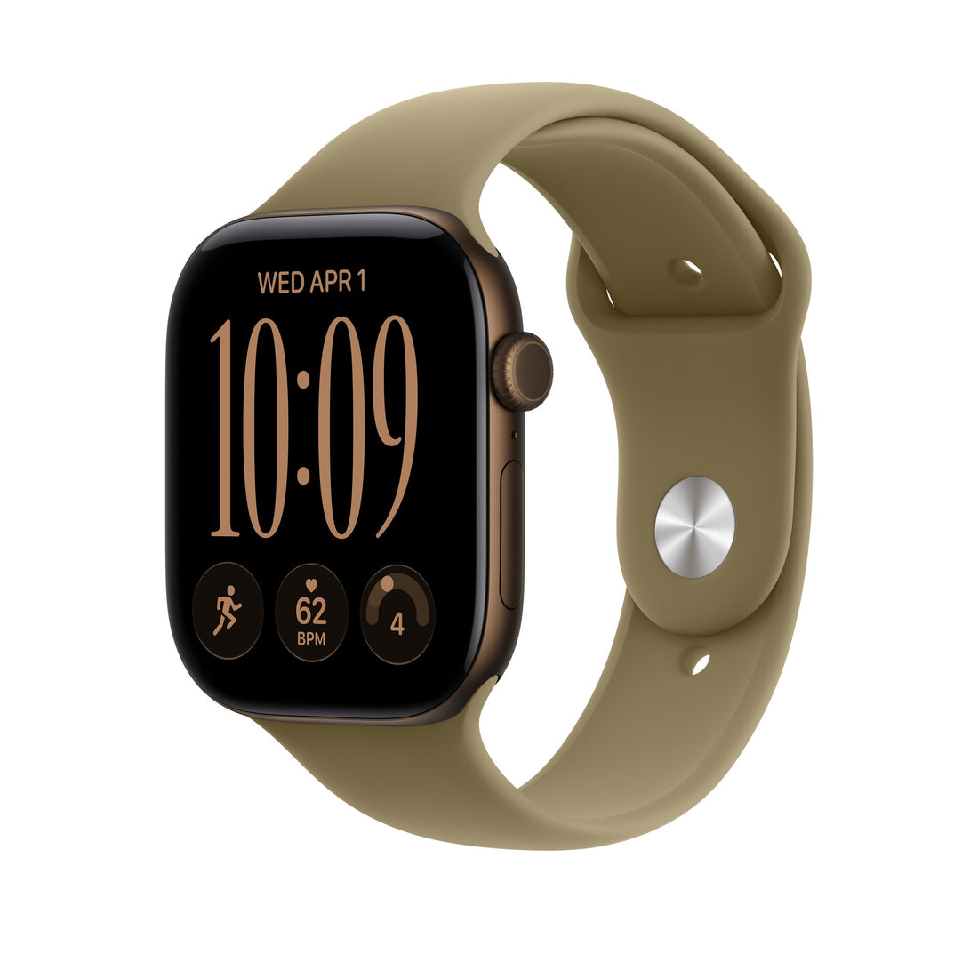 Apple 46mm Olive Sport Band - M/L - image 2