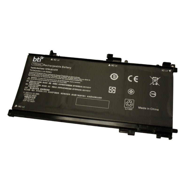 BTI 61.6 3 cell TE03XL compatible battery for HP - COMPAQ PAVILION 15T-BC000 PAVILION 15-BC443TX PAVILION 15-BC414TX PAVILION 15-BC413TX