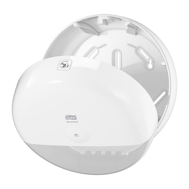 Tork 680000 toilet tissue dispenser White Plastic Roll toilet tissue dispenser - image 3
