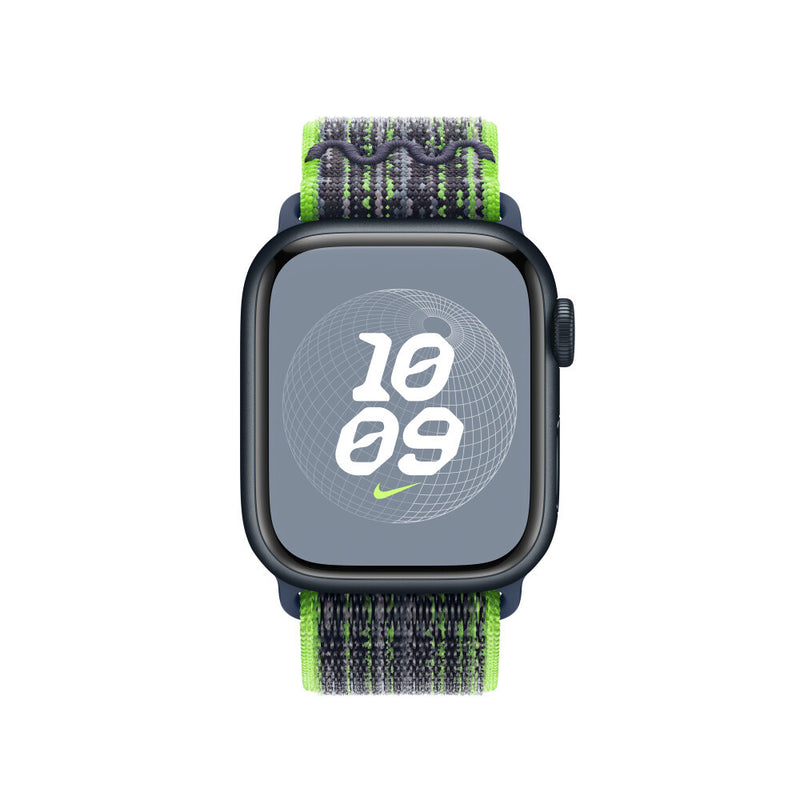 Apple 41mm Bright Green/Blue Nike Sport Loop