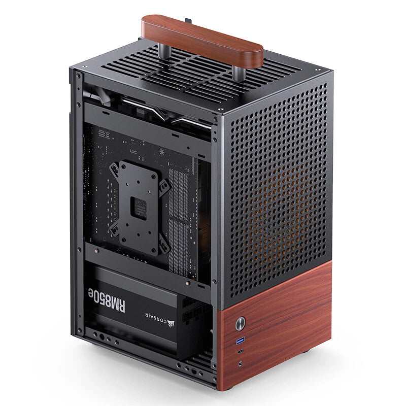Jonsbo T6 Midi Tower Black, Wood - image 9