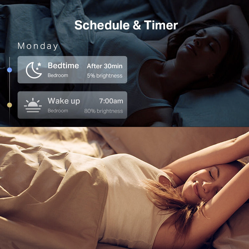 TP-Link Tapo Smart Wi-Fi Light Bulb, Multicolor, 2-Pack