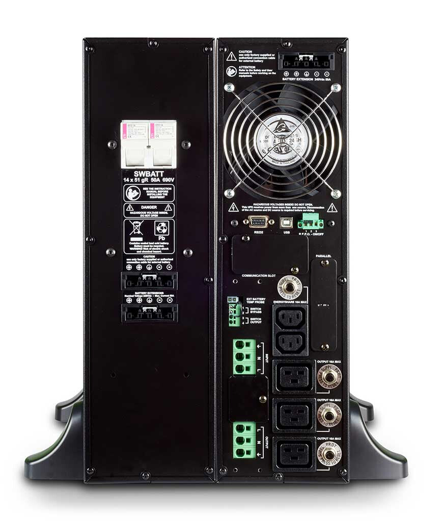 Riello Sentinel Dual SDU 6000 ER uninterruptible power supply (UPS) Double-conversion (Online) 6 kVA 6000 W 2 - image 4