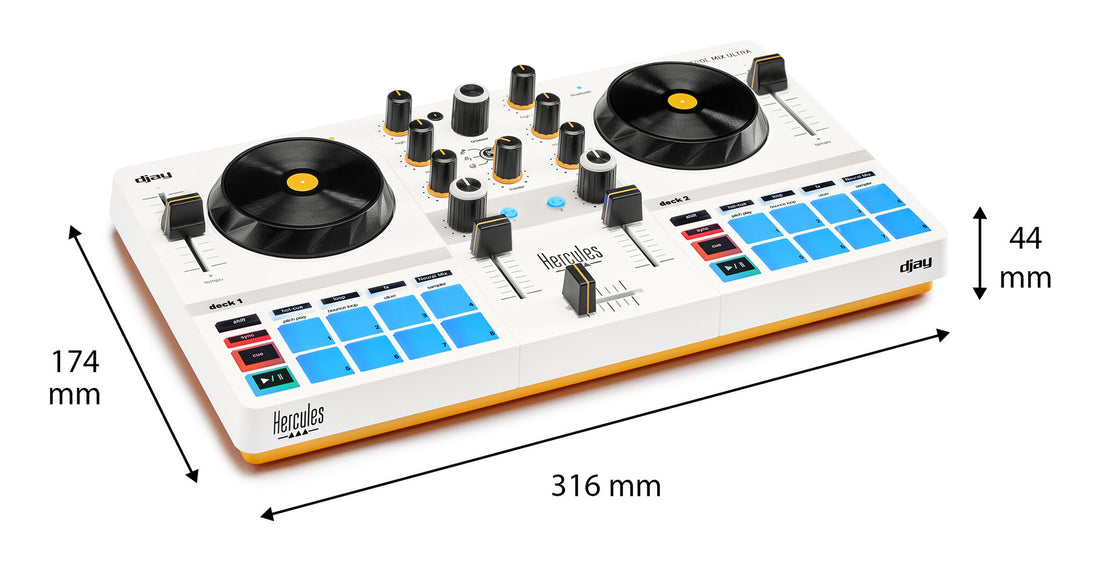 Hercules DJControl Mix Ultra White - image 8