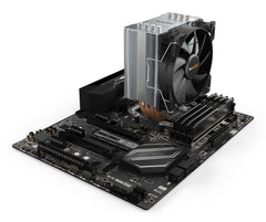 be quiet! Pure Rock 2 CPU Cooler, Single 120mm PWM Fan, For Intel Socket:1700/ 1200 / 2066 / 1150 / 1151 / 1155 / 2011(-3) square ILM; For AMD Socket: AM4 / AM3(+) 150W TDP, 155mm Height