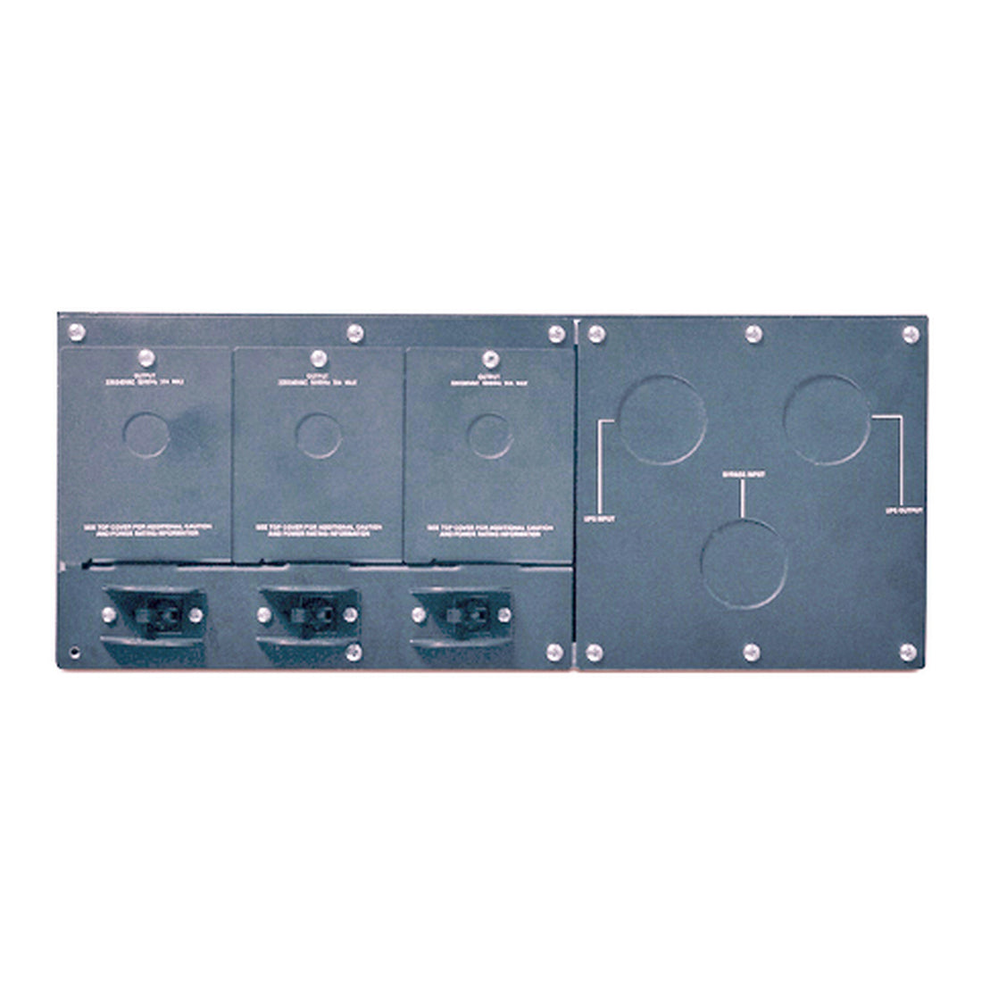 APC Service Bypass Panel- 230V; 100A; MBB; Hardwire input; (3) 30A Hardwire Output - image 11