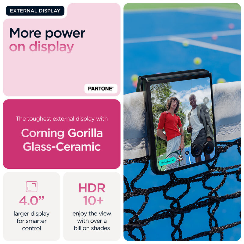 Motorola razr 60 ultra 17.7 cm (6.96") Dual SIM Android 15 5G USB Type-C 16 GB 512 GB 4700 mAh Pink