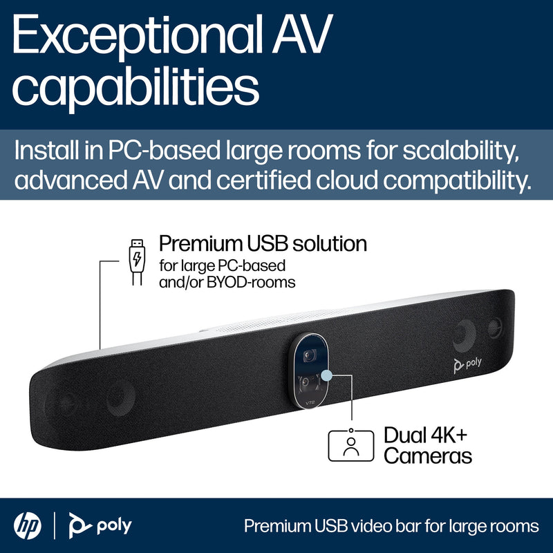 Poly Studio V72 USB Video Bar