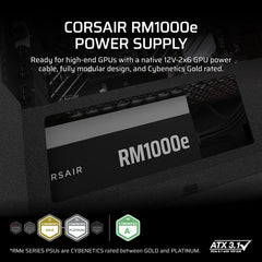 Corsair RM1000e power supply unit 1000 W 24-pin ATX ATX Black