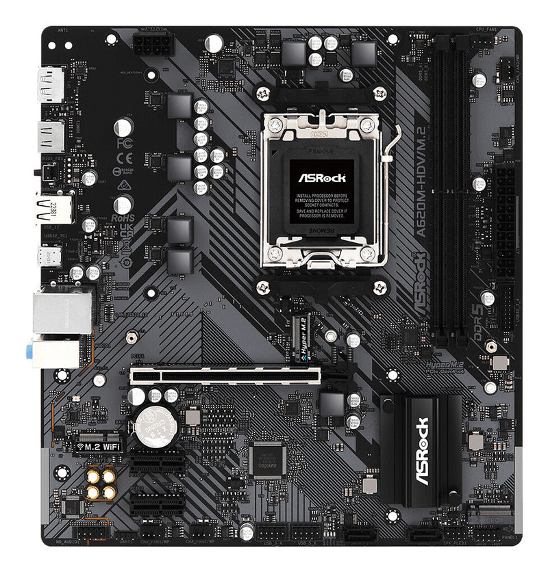 Asrock A620M-HDV/M.2 AMD A620 Socket AM5 micro ATX