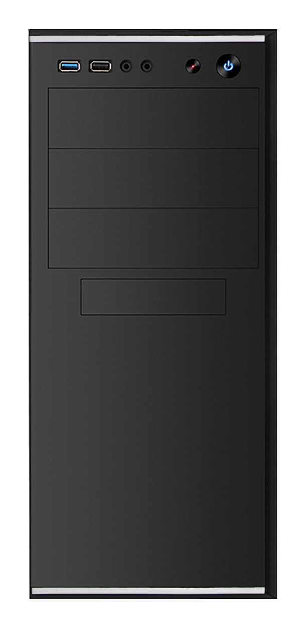 CiT JETSTREAM-SILVER computer case Midi Tower Black, Silver 500 W - image 2