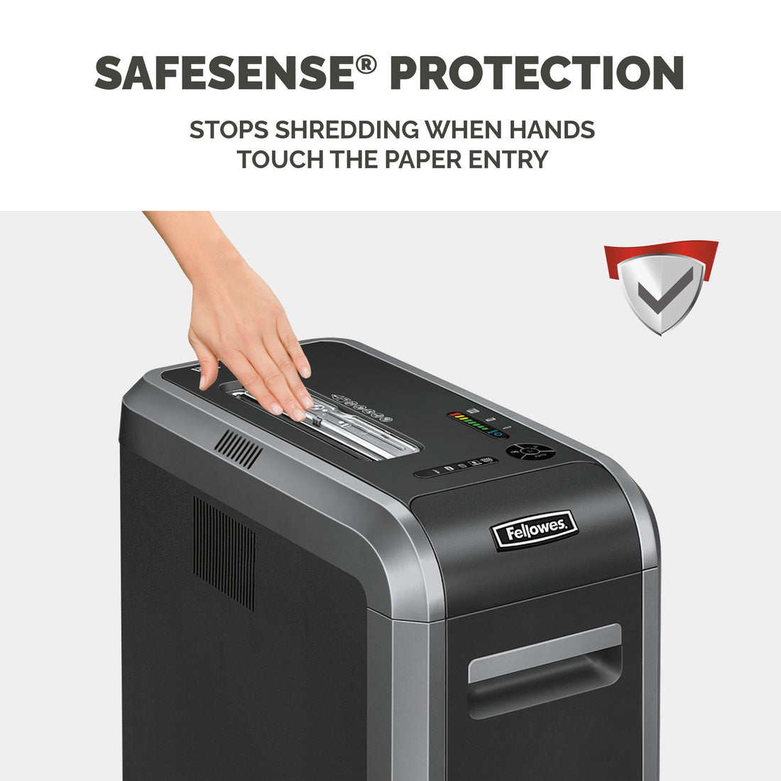 Fellowes Paper Shredder 125Ci 20 Sheet Cross Cut Shredder with 53 Litre Bin High Security P4 - image 5