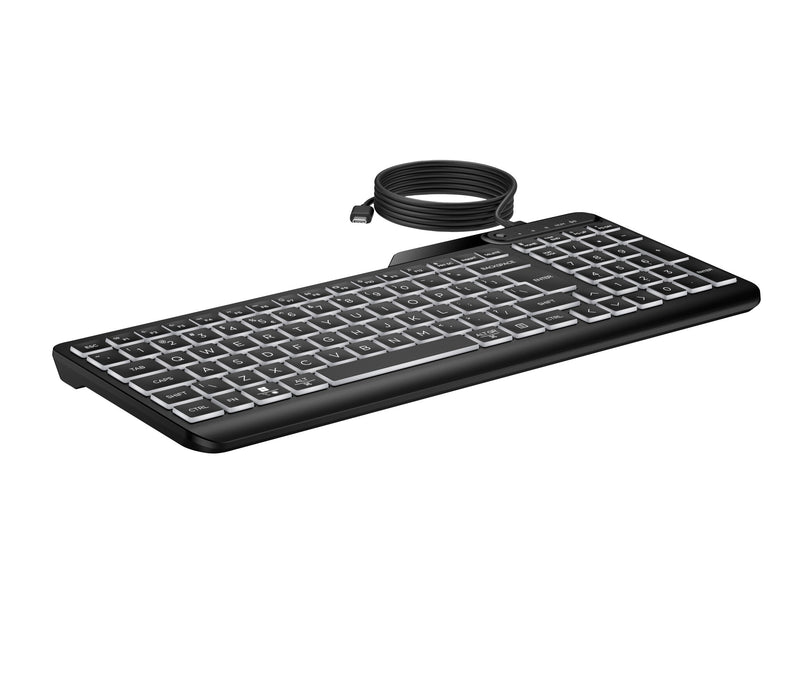 HP 405 Multi-Device Backlit Wired Keyboard