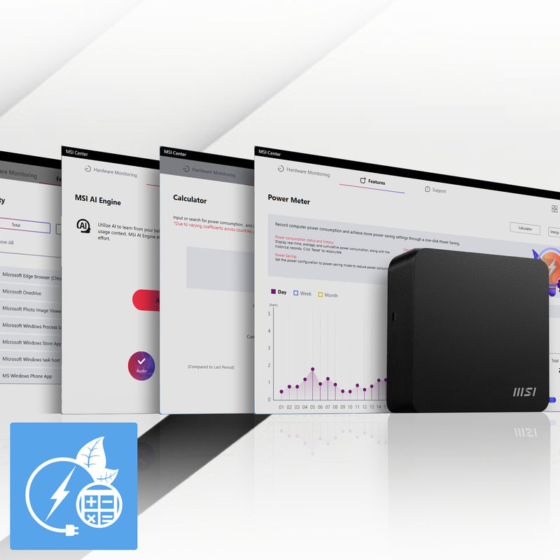 MSI Cubi NUC 1M Intel Core 7 150U (14th Gen) Barebone, NUC, SFF, Mini Computer, HTPC, (NO RAM, NO Storage, NO OS), Intel Graphics/DDR5/Dual ThunderBolt 4/Dual HDMI/Dual LAN/WiFi 6E/BT 5.3/VESA
