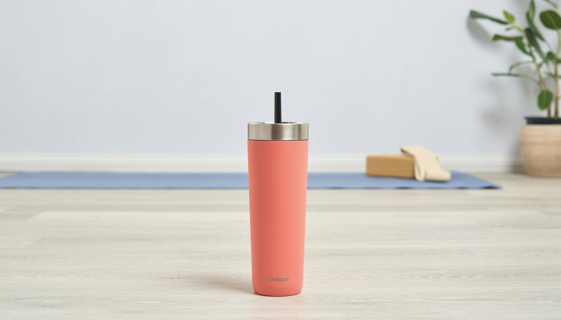 CONTIGO No-Spill Tumbler Daily usage 720 ml Stainless steel Coral - image 10