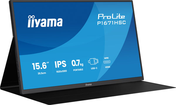iiyama ProLite 15.6" Full HD Monitor (P1671HSC-B1)