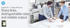 HP 711 80-ml Black DesignJet Ink Cartridge