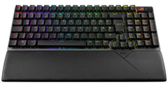 ASUS ROG Strix Scope II 96 Wireless keyboard Gaming USB + RF Wireless + Bluetooth QWERTZ German Black