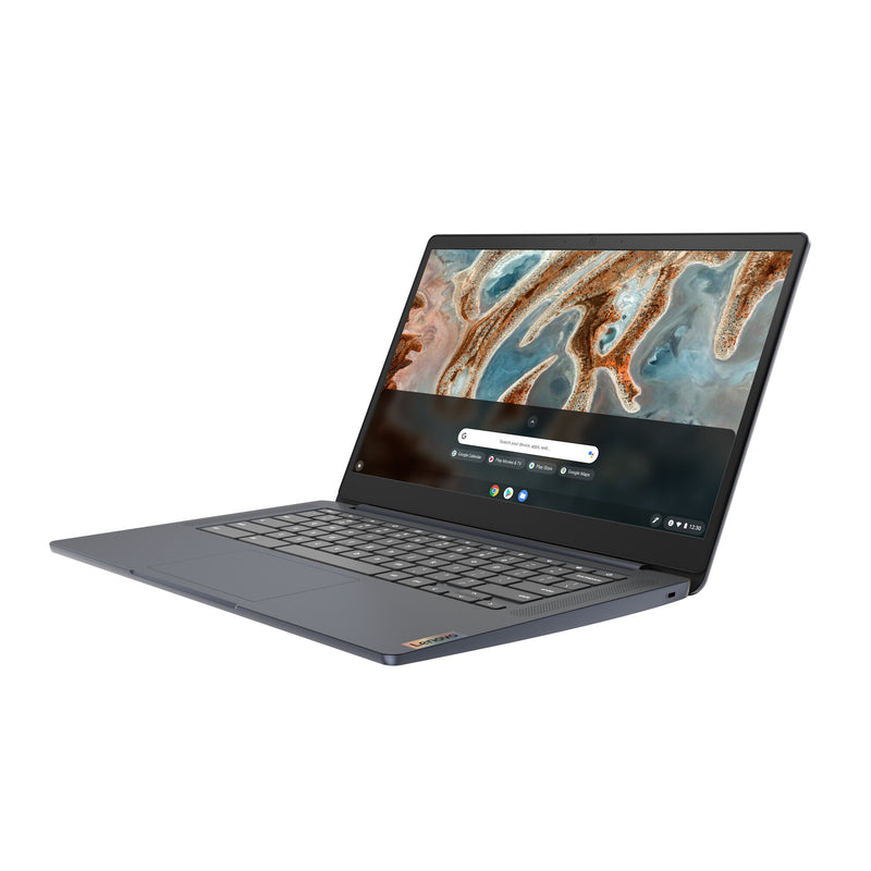Lenovo IdeaPad 3 Chrome 14M836 MediaTek MT8183 Chromebook 35.6 cm (14") Full HD 4 GB LPDDR4x-SDRAM 64 GB eMMC Wi-Fi 5 (802.11ac) ChromeOS English Blue