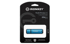 Kingston Technology IronKey 256GB Vault Privacy 50 AES-256 Encrypted, FIPS 197