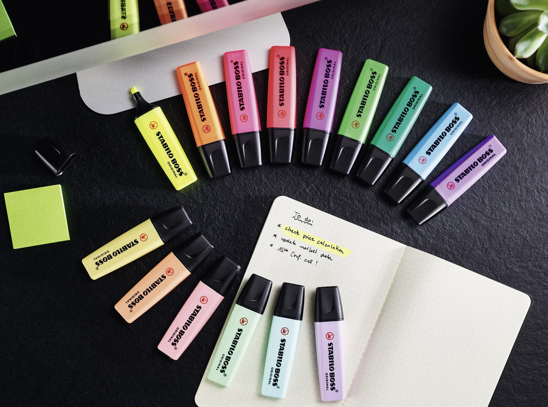 STABILO Boss Original Pastel marker 15 Chisel tip Multicolour - image 7