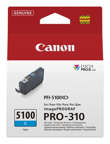 Canon PFI-5100 C ink cartridge Original Cyan