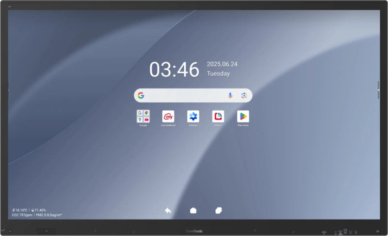 Viewsonic IFP6563-1C interactive whiteboard 165.1 cm (65") 3840 x 2160 pixels Touchscreen Black