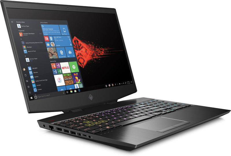 HP OMEN 15-dh1013na Intel® Core™ i7 i7-10750H Laptop 39.6 cm (15.6") Full HD 16 GB DDR4-SDRAM 1 TB SSD NVIDIA GeForce RTX 2080 Super Max-Q Wi-Fi 6 (802.11ax) Windows 10 Home Black