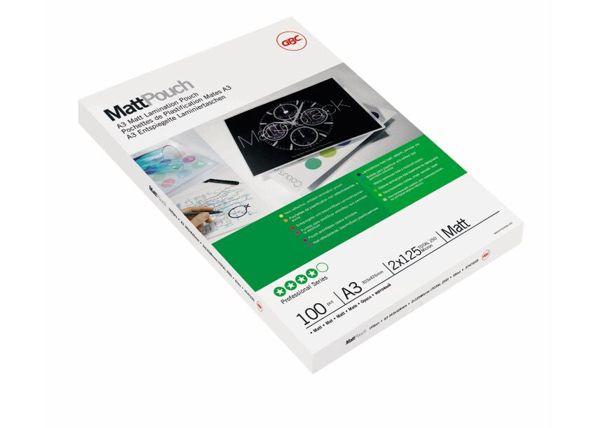 GBC Lamination Pouch A3 Matt 150 Micron - image 2