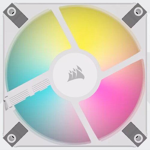 Corsair AF120 RGB Slim Computer case Fan 12 cm White 2 pc(s)