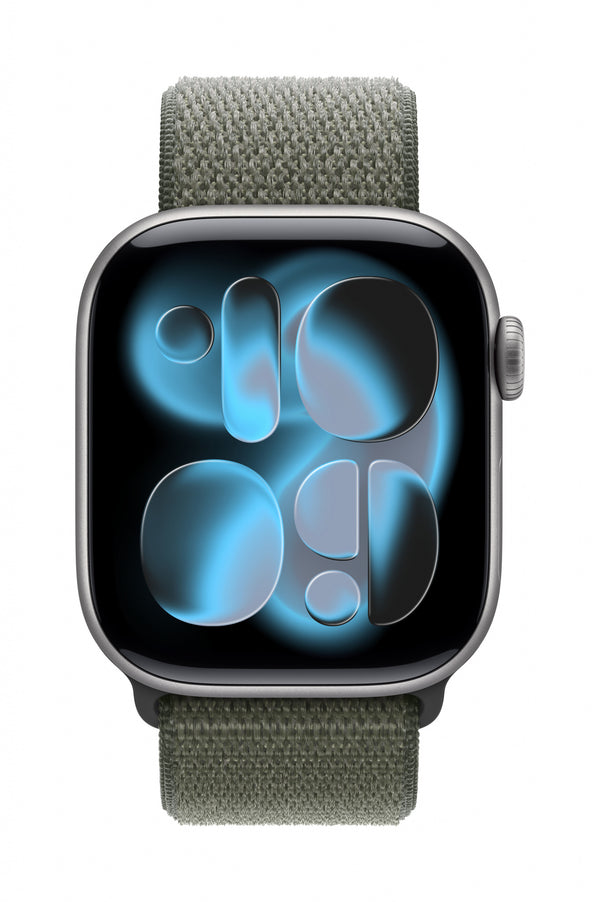 Apple MFFD4ZM/A smart wearable accessory Band Green Nylon, Recycled polyester, Spandex